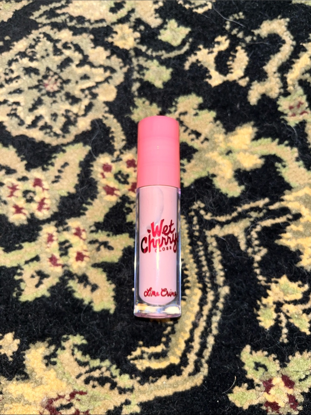 Lime Crime Wet Cherry Gloss in Soft Pink